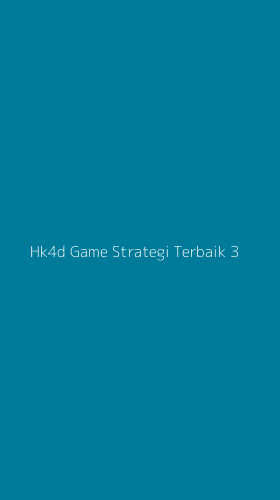 Tampilan Antarmuka Aplikasi Hk4d Game Strategi Terbaik - 3