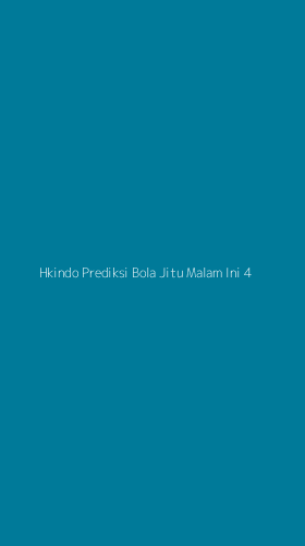 Tampilan Antarmuka Aplikasi Hkindo Prediksi Bola Jitu Malam Ini - 4