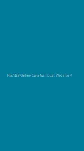 Tampilan Antarmuka Aplikasi Hks188 Online Cara Membuat Website - 4