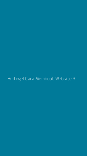 Tampilan Antarmuka Aplikasi Hmtogel Cara Membuat Website - 3