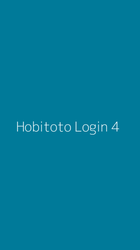 Tampilan Antarmuka Aplikasi Hobitoto Login - 4