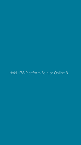 Tampilan Antarmuka Aplikasi Hoki 178 Platform Belajar Online - 3
