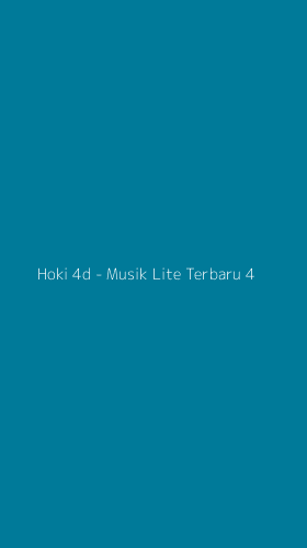 Tampilan Antarmuka Aplikasi Hoki 4d - Musik Lite Terbaru - 4