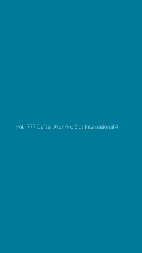 Tampilan Antarmuka Aplikasi Hoki 777 Daftar Akun Pro Slot Internasional - 4