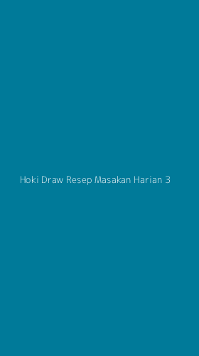 Tampilan Antarmuka Aplikasi Hoki Draw Resep Masakan Harian - 3