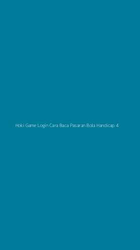 Tampilan Antarmuka Aplikasi Hoki Game Login Cara Baca Pasaran Bola Handicap - 4