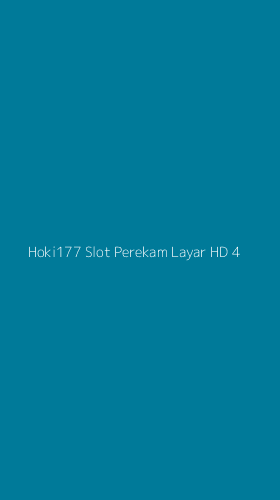 Tampilan Antarmuka Aplikasi Hoki177 Slot Perekam Layar Hd - 4