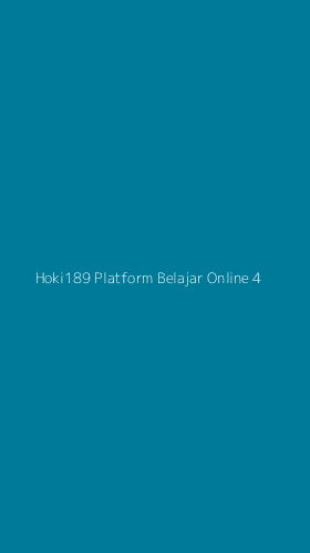 Tampilan Antarmuka Aplikasi Hoki189 Platform Belajar Online - 4