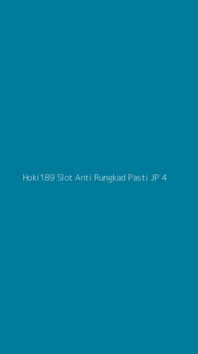 Tampilan Antarmuka Aplikasi Hoki189 Slot Anti Rungkad Pasti Jp - 4
