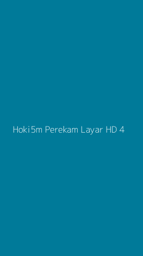 Tampilan Antarmuka Aplikasi Hoki5m Perekam Layar Hd - 4