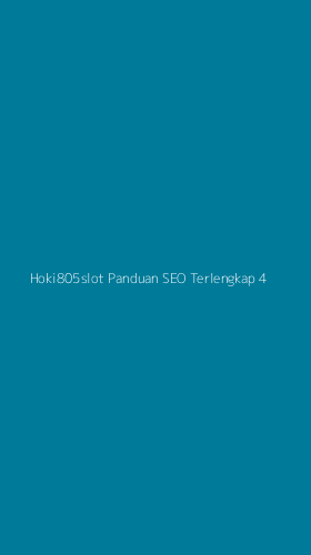 Tampilan Antarmuka Aplikasi Hoki805slot Panduan Seo Terlengkap - 4