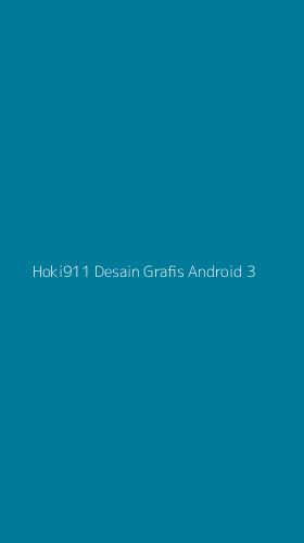Tampilan Antarmuka Aplikasi Hoki911 Desain Grafis Android - 3
