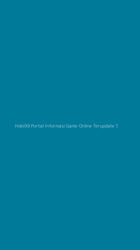 Tampilan Antarmuka Aplikasi Hoki99 Portal Informasi Game Online Terupdate - 1
