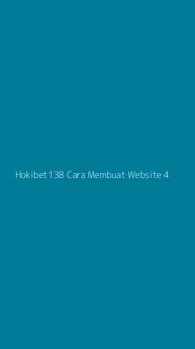 Tampilan Antarmuka Aplikasi Hokibet138 Cara Membuat Website - 4
