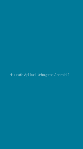 Tampilan Antarmuka Aplikasi Hokicafe Aplikasi Kebugaran Android - 1