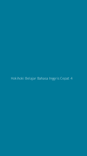 Tampilan Antarmuka Aplikasi Hokihoki Belajar Bahasa Inggris Cepat - 4