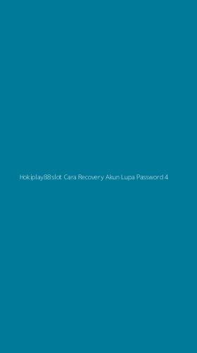 Tampilan Antarmuka Aplikasi Hokiplay88slot Cara Recovery Akun Lupa Password - 4
