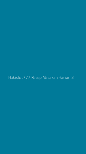 Tampilan Antarmuka Aplikasi Hokislot777 Resep Masakan Harian - 3