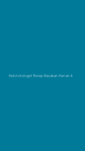 Tampilan Antarmuka Aplikasi Hokitototogel Resep Masakan Harian - 4