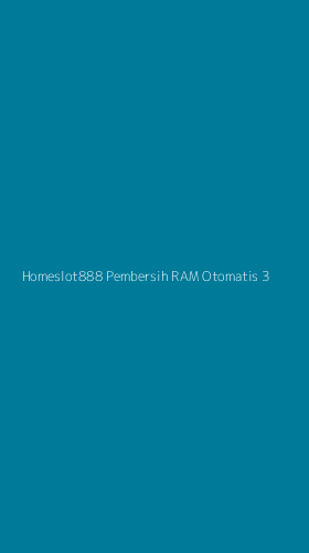 Tampilan Antarmuka Aplikasi Homeslot888 Pembersih Ram Otomatis - 3