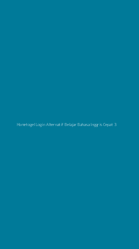 Tampilan Antarmuka Aplikasi Hometogel Login Alternatif Belajar Bahasa Inggris Cepat - 3