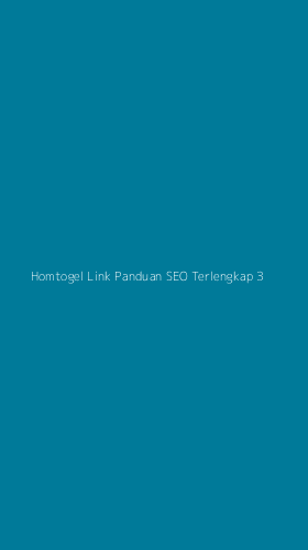 Tampilan Antarmuka Aplikasi Homtogel Link Panduan Seo Terlengkap - 3