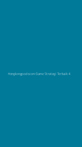 Tampilan Antarmuka Aplikasi Hongkongpoolscom Game Strategi Terbaik - 4