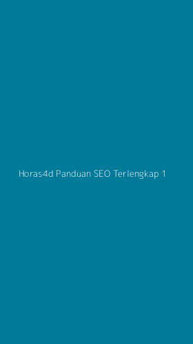 Tampilan Antarmuka Aplikasi Horas4d Panduan Seo Terlengkap - 1