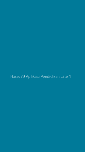 Tampilan Antarmuka Aplikasi Horas79 Aplikasi Pendidikan Lite - 1