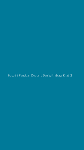 Tampilan Antarmuka Aplikasi Hose88 Panduan Deposit Dan Withdraw Kilat - 3