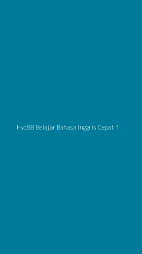 Tampilan Antarmuka Aplikasi Hso88 Belajar Bahasa Inggris Cepat - 1