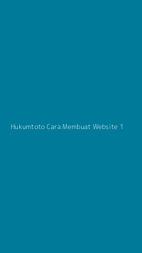 Tampilan Antarmuka Aplikasi Hukumtoto Cara Membuat Website - 1