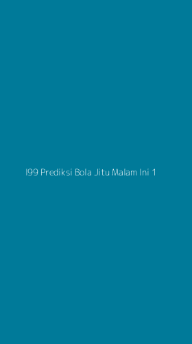 Tampilan Antarmuka Aplikasi I99 Prediksi Bola Jitu Malam Ini - 1