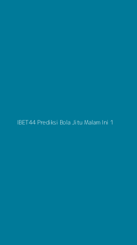 Tampilan Antarmuka Aplikasi Ibet44 Prediksi Bola Jitu Malam Ini - 1