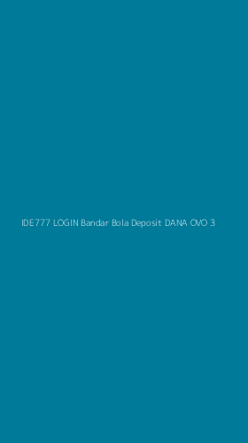 Tampilan Antarmuka Aplikasi Ide777 Login Bandar Bola Deposit Dana Ovo - 3
