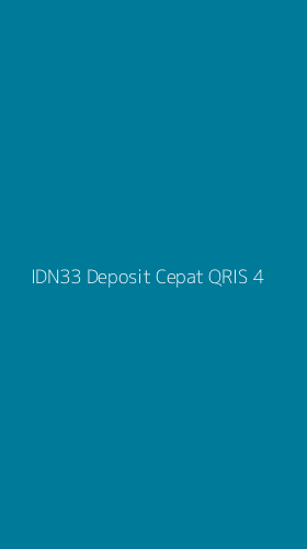 Tampilan Antarmuka Aplikasi Idn33 Deposit Cepat Qris - 4