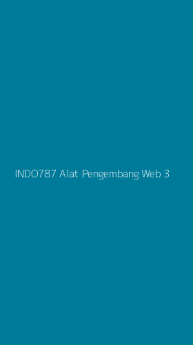 Tampilan Antarmuka Aplikasi Indo787 Alat Pengembang Web - 3