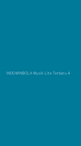 Tampilan Antarmuka Aplikasi Indowinbola Musik Lite Terbaru - 4