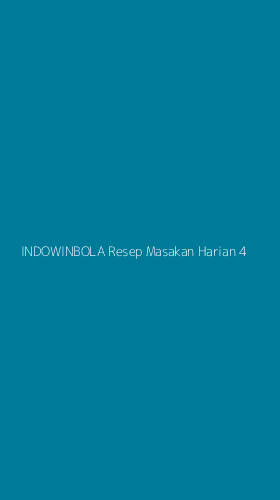 Tampilan Antarmuka Aplikasi Indowinbola Resep Masakan Harian - 4