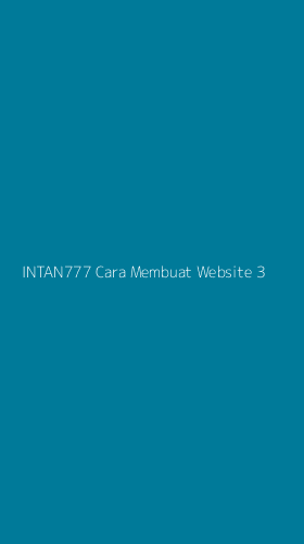 Tampilan Antarmuka Aplikasi Intan777 Cara Membuat Website - 3