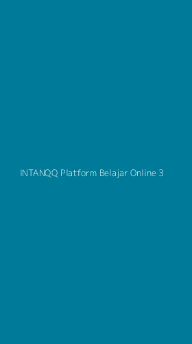 Tampilan Antarmuka Aplikasi Intanqq Platform Belajar Online - 3