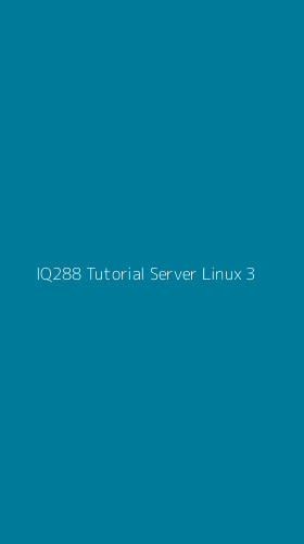 Tampilan Antarmuka Aplikasi Iq288 Tutorial Server Linux - 3