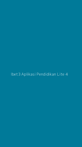 Tampilan Antarmuka Aplikasi Ibet3 Aplikasi Pendidikan Lite - 4