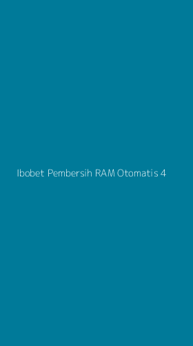 Tampilan Antarmuka Aplikasi Ibobet Pembersih Ram Otomatis - 4