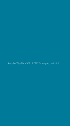 Tampilan Antarmuka Aplikasi Iconplay Wap Data Sgp Hk Sdy Terlengkap Hari Ini - 1