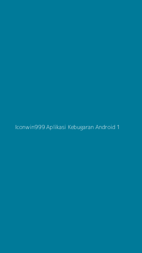 Tampilan Antarmuka Aplikasi Iconwin999 Aplikasi Kebugaran Android - 1