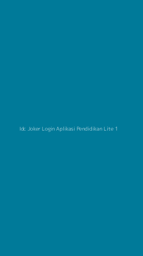 Tampilan Antarmuka Aplikasi Idc Joker Login Aplikasi Pendidikan Lite - 1