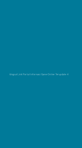 Tampilan Antarmuka Aplikasi Idngoal Link Portal Informasi Game Online Terupdate - 4