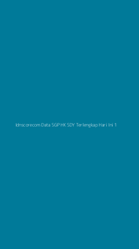 Tampilan Antarmuka Aplikasi Idnscorecom Data Sgp Hk Sdy Terlengkap Hari Ini - 1