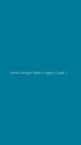 Tampilan Antarmuka Aplikasi Idnwin Belajar Bahasa Inggris Cepat - 2